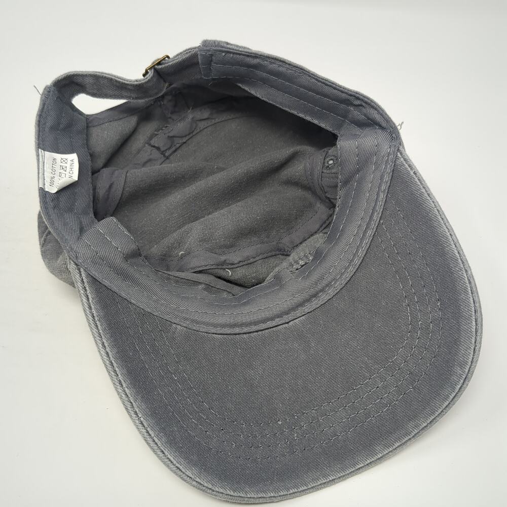 Unbranded Slideback Cadet Army Cap Gray One Size … - image 7